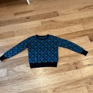 Women’s Blue and Black Sweater